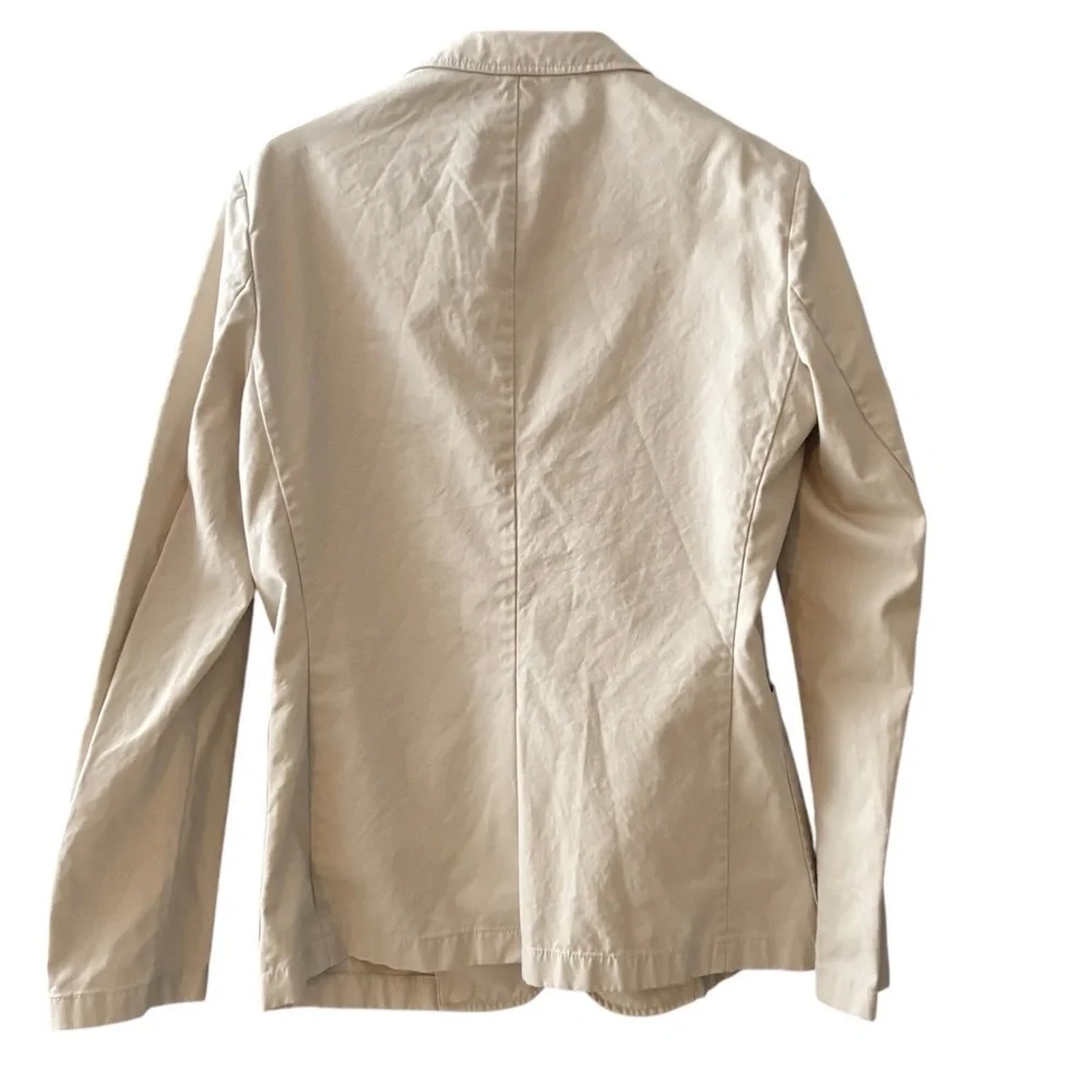 Bonobos Men’s Unstructured Cotton Blazer Jacket Size Small Khaki Standard Fit